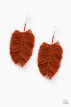 Load image into Gallery viewer, Hanging by a Thread - Brown Earrings