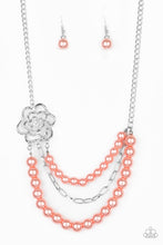 Load image into Gallery viewer, Fabulously Floral - Orange Necklace