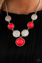 Load image into Gallery viewer, Bohemian Bombshell - Red Necklace Set