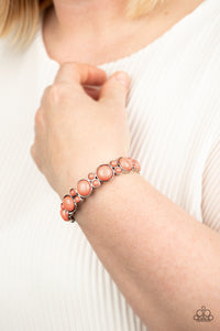 Bubbly Belle - Orange Bracelet