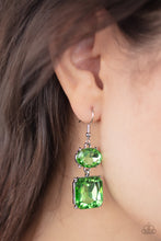 Load image into Gallery viewer, All ICE On Me - Green Earrings