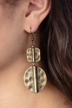 Load image into Gallery viewer, Lure Allure - Brass Earrings