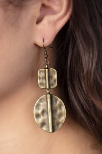 Lure Allure - Brass Earrings