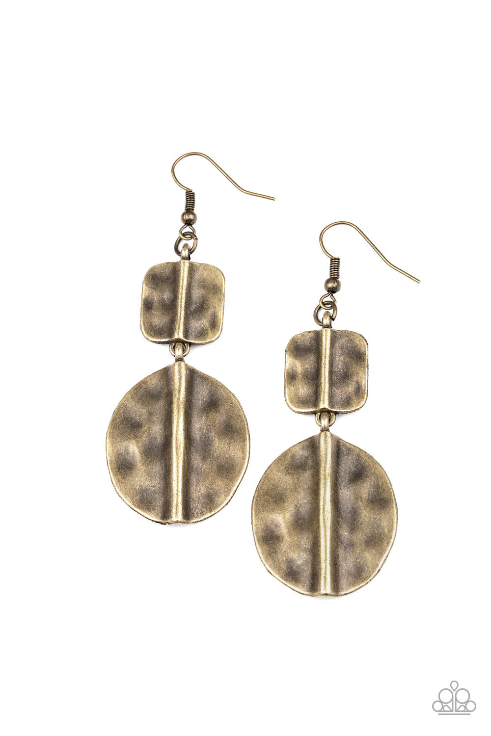 Lure Allure - Brass Earrings