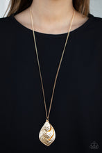 Load image into Gallery viewer, Changing Leaves - Gold Necklace Set