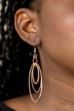 Load image into Gallery viewer, Shimmer Surge - Rose Gold Earrings