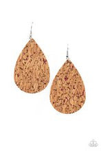 Load image into Gallery viewer, CORK It Over - Pink Earrings