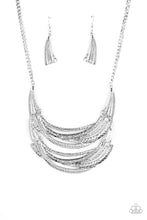 Load image into Gallery viewer, Read Between the VINES - Silver Necklace Set