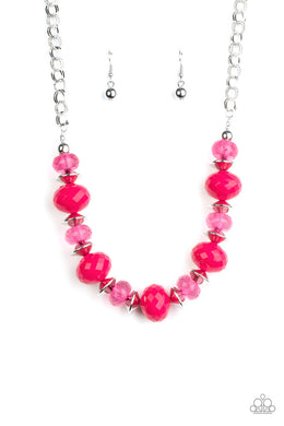 Hollywood Gossip - Pink Necklace Set