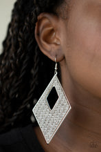 Load image into Gallery viewer, Woven Wanderer - Silver Earrings