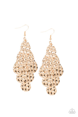 Instant Incandescence - Gold Earrings