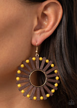 Load image into Gallery viewer, Solar Flare - Yellow Earrings