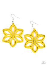 Load image into Gallery viewer, Bahama Blossoms - Yellow Earrings