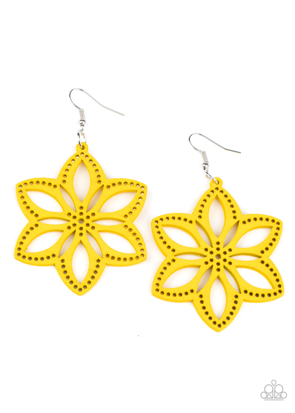 Bahama Blossoms - Yellow Earrings