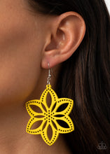 Load image into Gallery viewer, Bahama Blossoms - Yellow Earrings