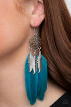 Load image into Gallery viewer, In Your Wildest DREAM-CATCHERS - Blue Earrings