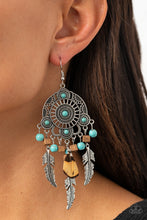 Load image into Gallery viewer, Desert Plains - Blue Earrings