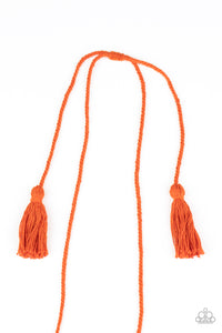 Between You and MACRAME - Orange Necklace Set