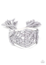 Load image into Gallery viewer, Macrame Mode - Silver Bracelet