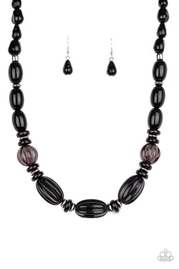 High Alert - Black Necklace Set