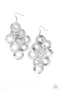 Scattered Shimmer - Silver Earrings