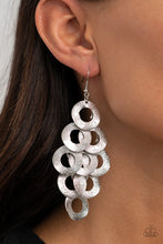 Load image into Gallery viewer, Scattered Shimmer - Silver Earrings