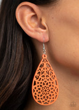 Load image into Gallery viewer, Seaside Sunsets - Orange Earrings