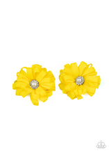 Load image into Gallery viewer, Ribbon Reception - Yellow Hair Clips