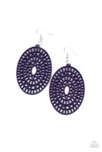 Load image into Gallery viewer, Tropical Retreat - Purple Earrings