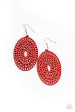 Load image into Gallery viewer, Tropical Retreat - Red Earrings