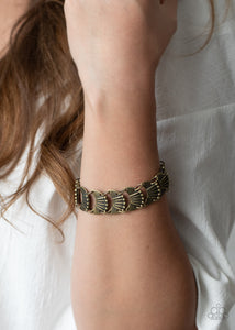 Moonlit Mesa - Brass Bracelet