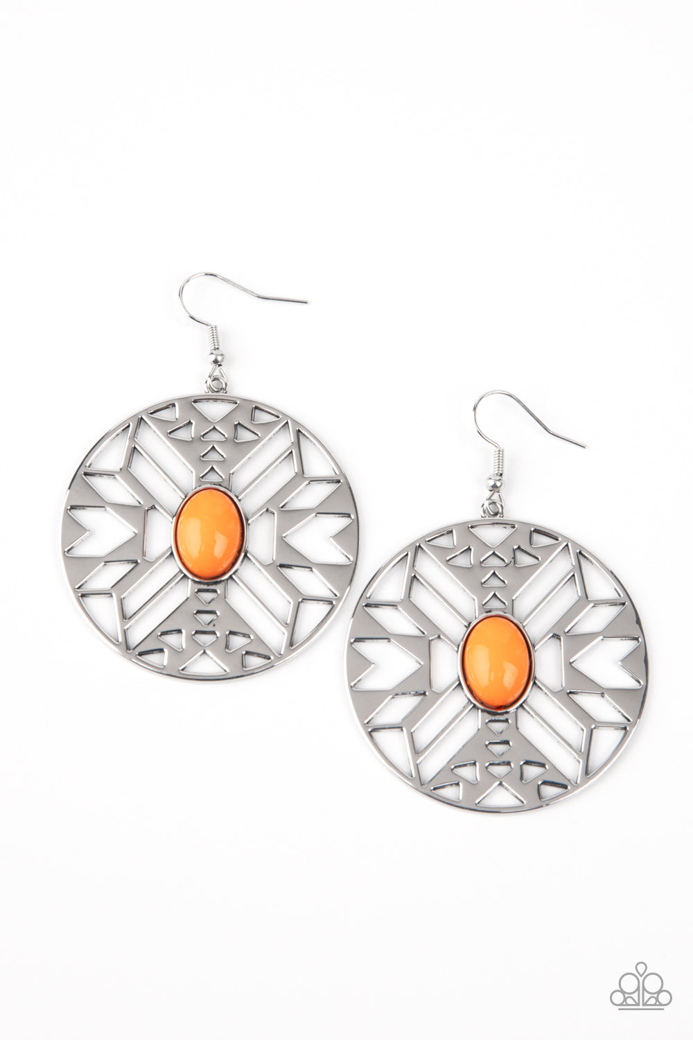 Southwest Walkabout - Orange Earrings