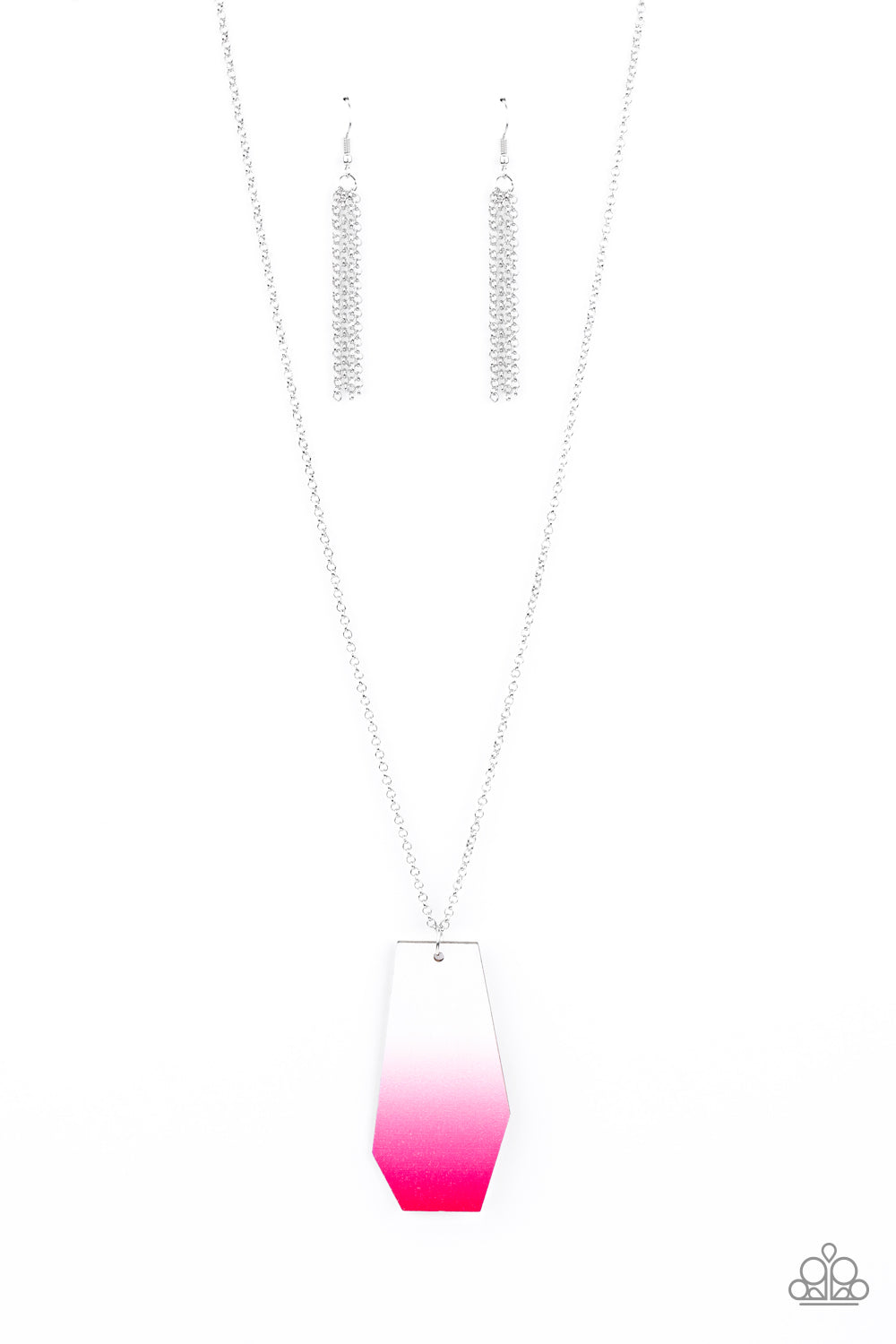 Watercolor Skies - Pink Necklace Set