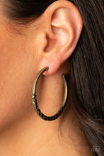 Load image into Gallery viewer, Imprinted Intensity - Brass Earrings