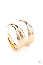 Load image into Gallery viewer, Colossal Curves - Gold Earrings