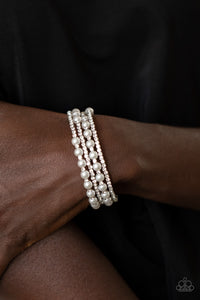 Starry Strut - White Bracelet