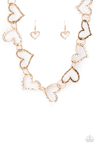 Vintagely Valentine - Gold Necklace Set