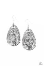 Load image into Gallery viewer, Rural Ripples - Silver Earrings