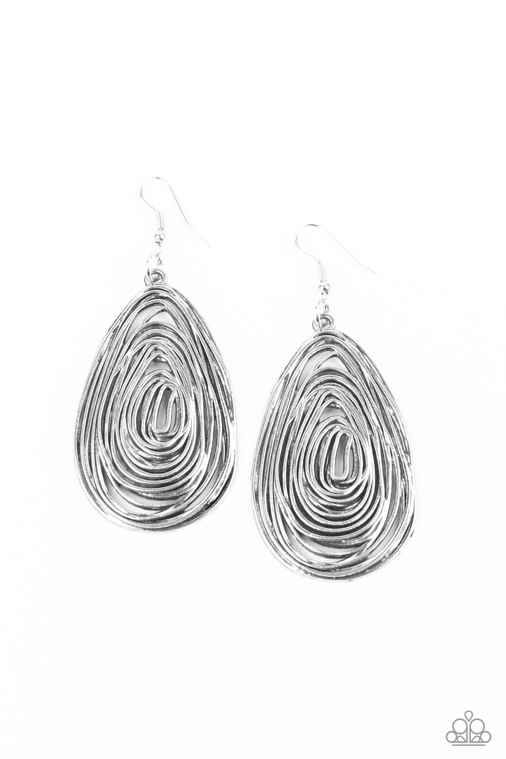 Rural Ripples - Silver Earrings