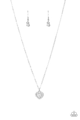 My Heart Goes Out To You - White Necklace Set