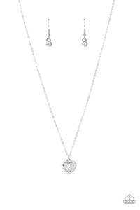 My Heart Goes Out To You - White Necklace Set