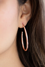 Load image into Gallery viewer, Totally Hooked - Rose Gold Earrings