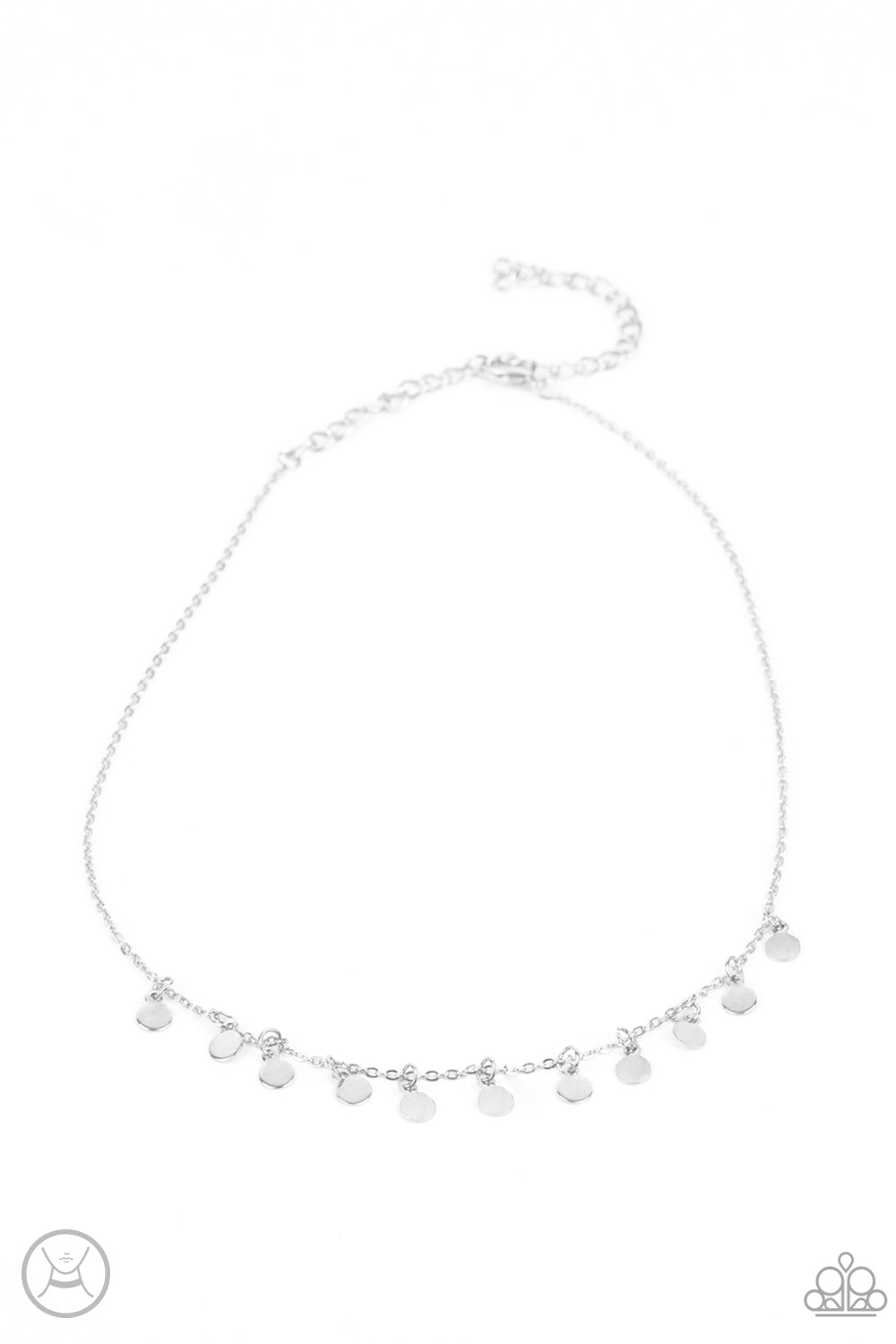 Ready, Set, DISCO! - Silver Necklace Set