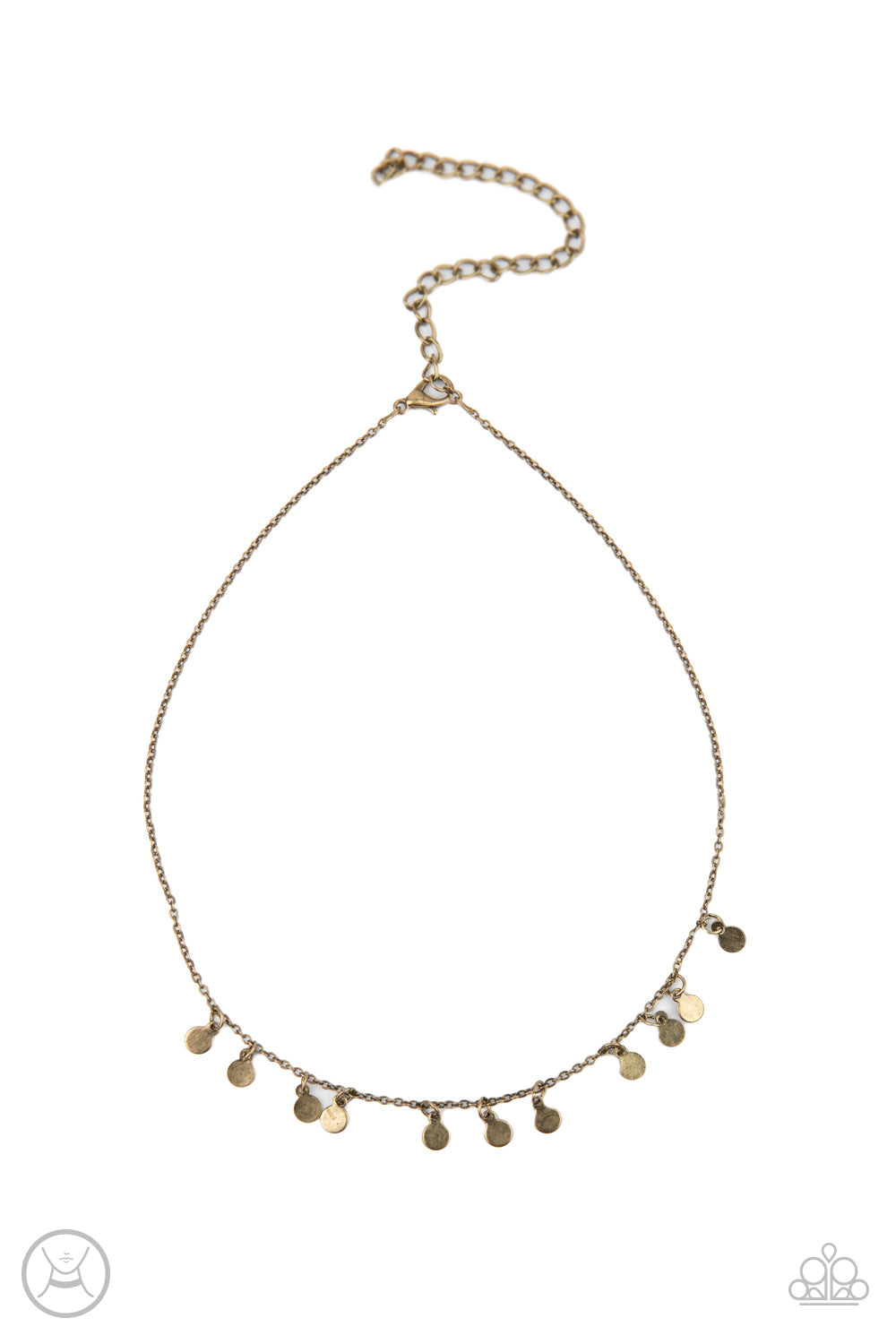 Ready, Set, DISCO! - Brass Necklace Set