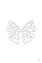 Load image into Gallery viewer, Butterfly Frills - Silver Earrings