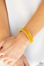 Load image into Gallery viewer, Life is WANDER-ful - Yellow Bracelet