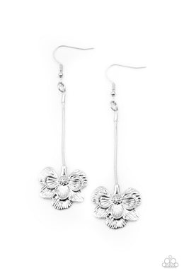 Opulently Orchid - Silver Earrings