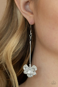 Opulently Orchid - Silver Earrings