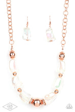 Load image into Gallery viewer, Iridescently Ice Queen - Copper Necklace Set