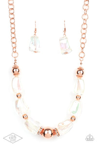 Iridescently Ice Queen - Copper Necklace Set